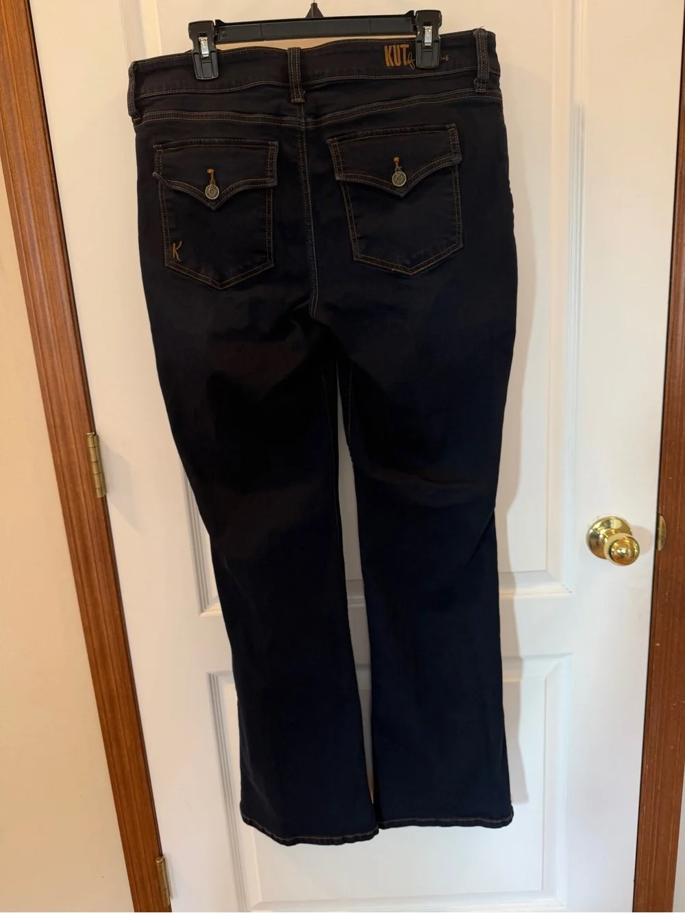 Kut from the Kloth Womens Size 14 Nicole Bootcut Dark Wash Jeans Inseam 33
